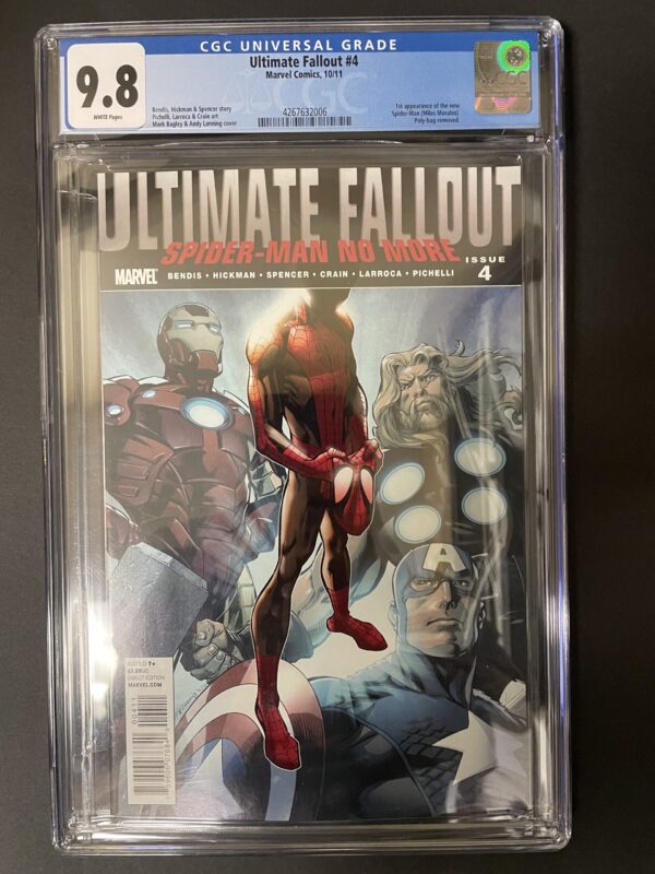 Ultimate Fallout #4 CGC 9.8 First Appearance of Miles Morales Spider-Man